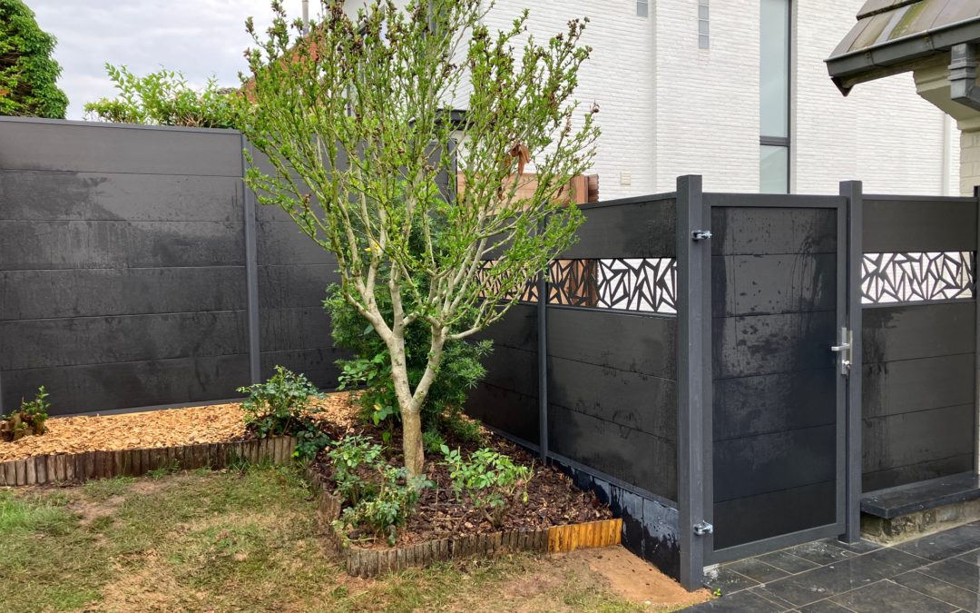 Palissade - Porte - Portique - Jardin - Aménagement extérieur - ABC Vert - Bruxelles - Liège - Belgique